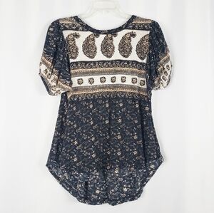 FREE PEOPLE Paisley top NWT